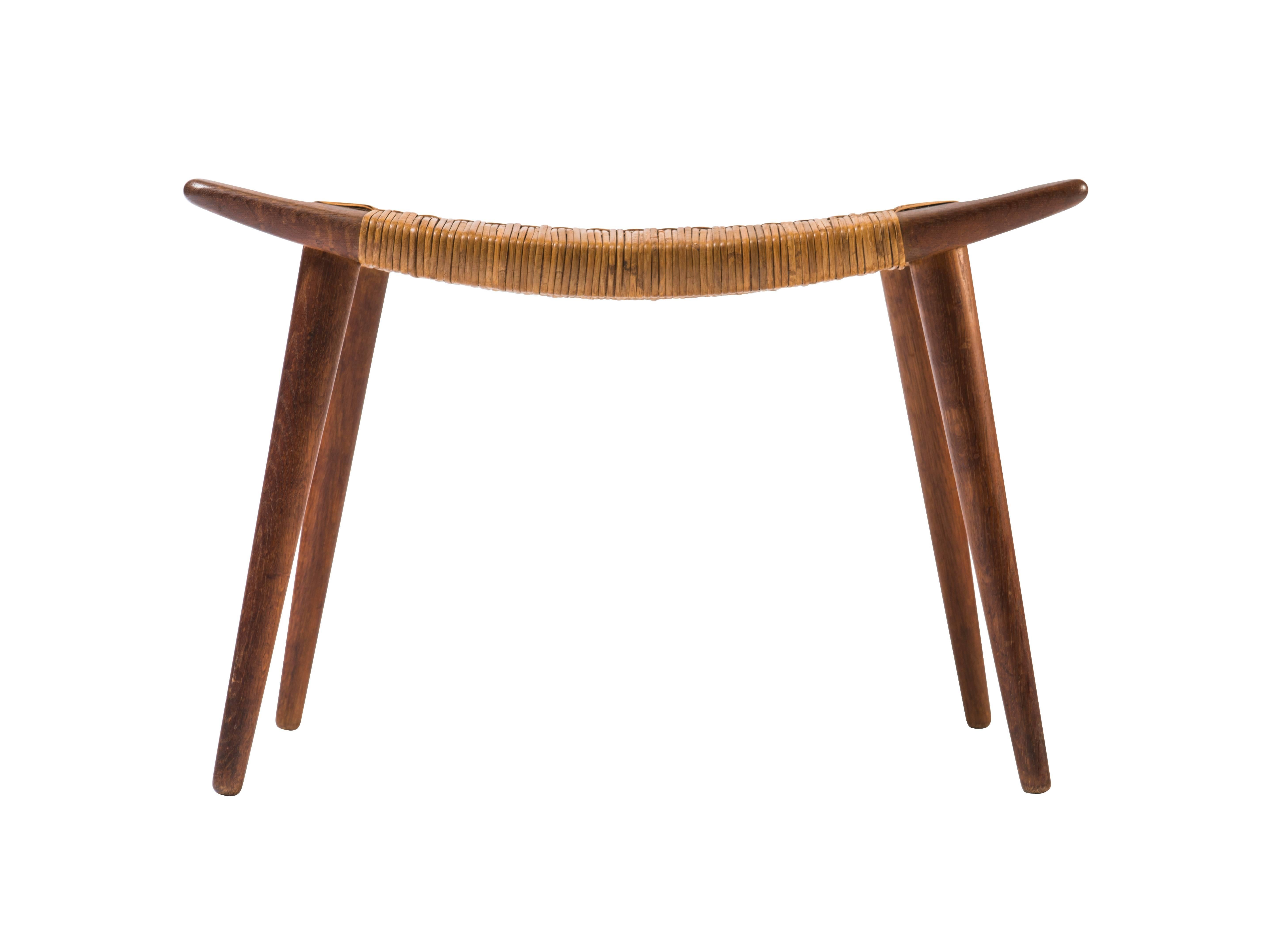 cane footstool