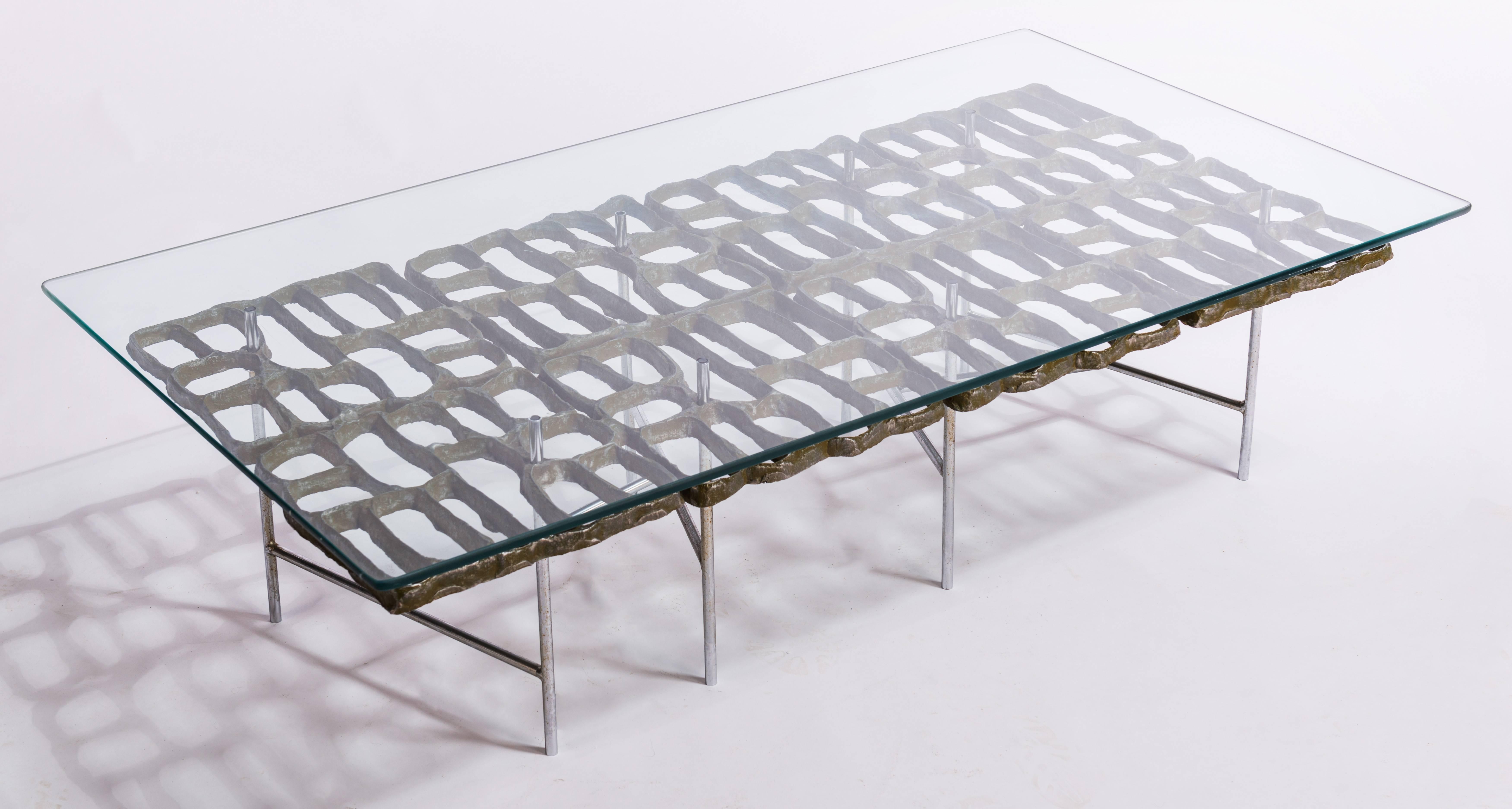 Metal Donald Drumm Coffee Table