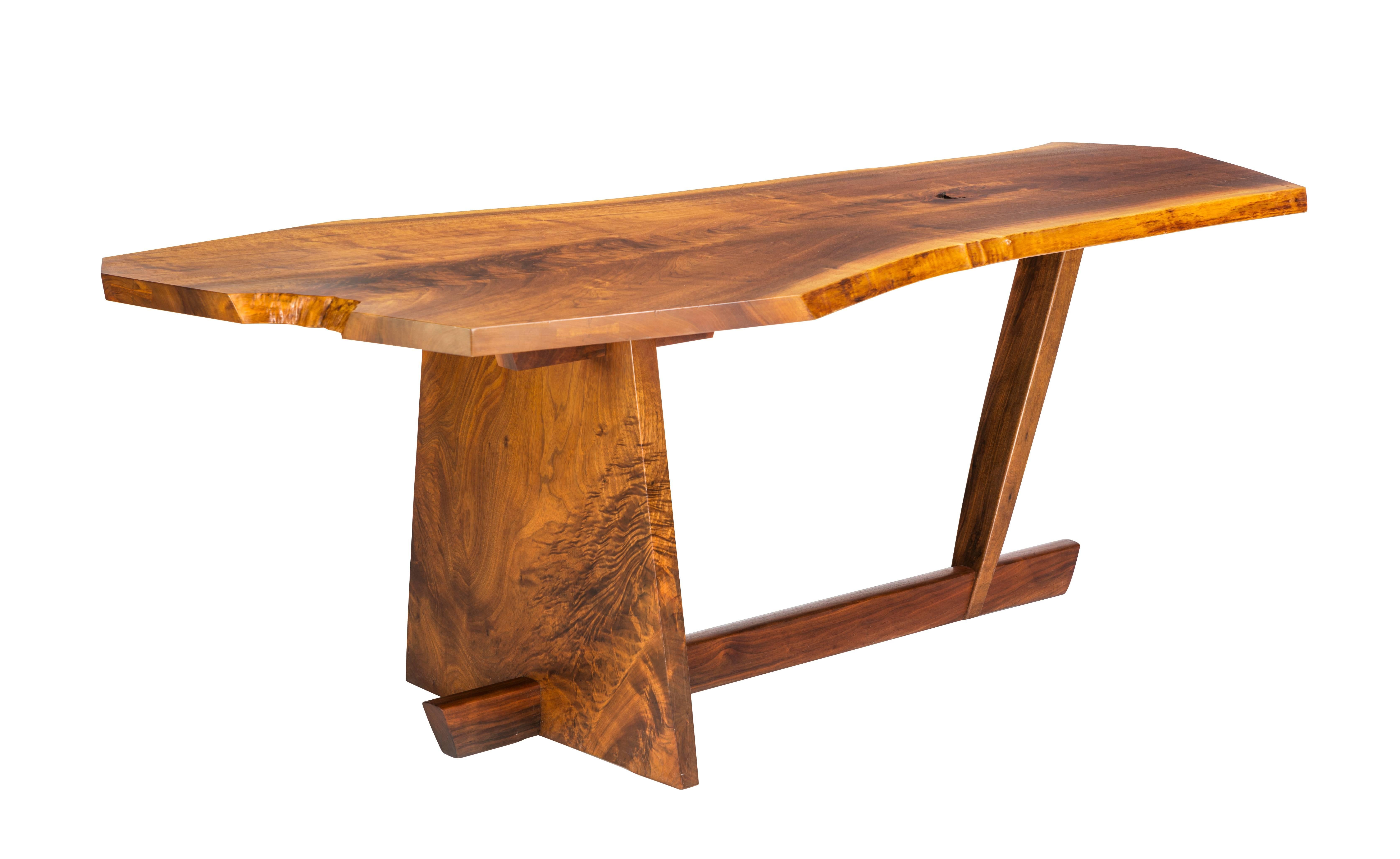 Mid-Century Modern Important George Nakashima Conoid Desk and Chair
