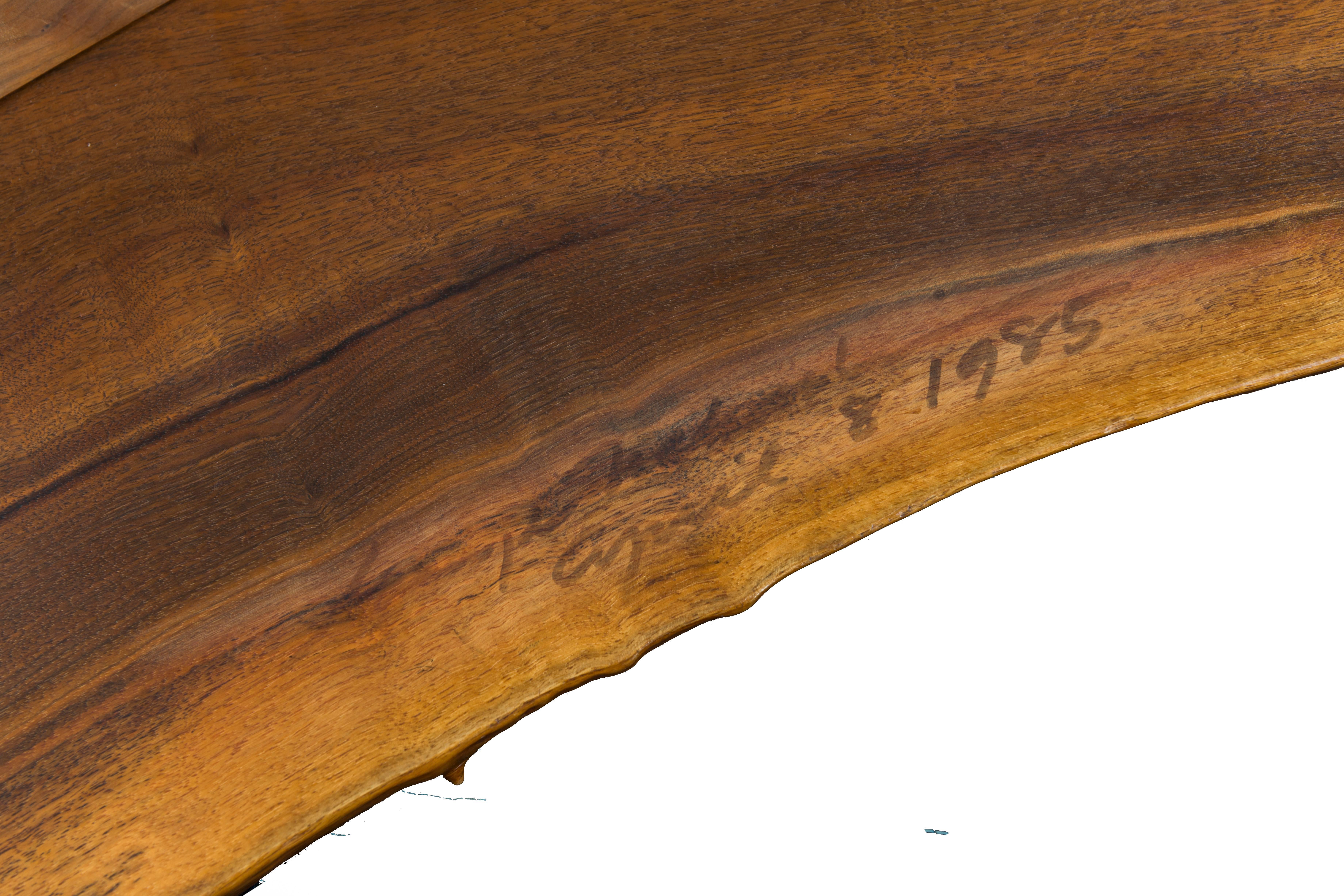 Important George Nakashima Conoid Desk and Chair 1