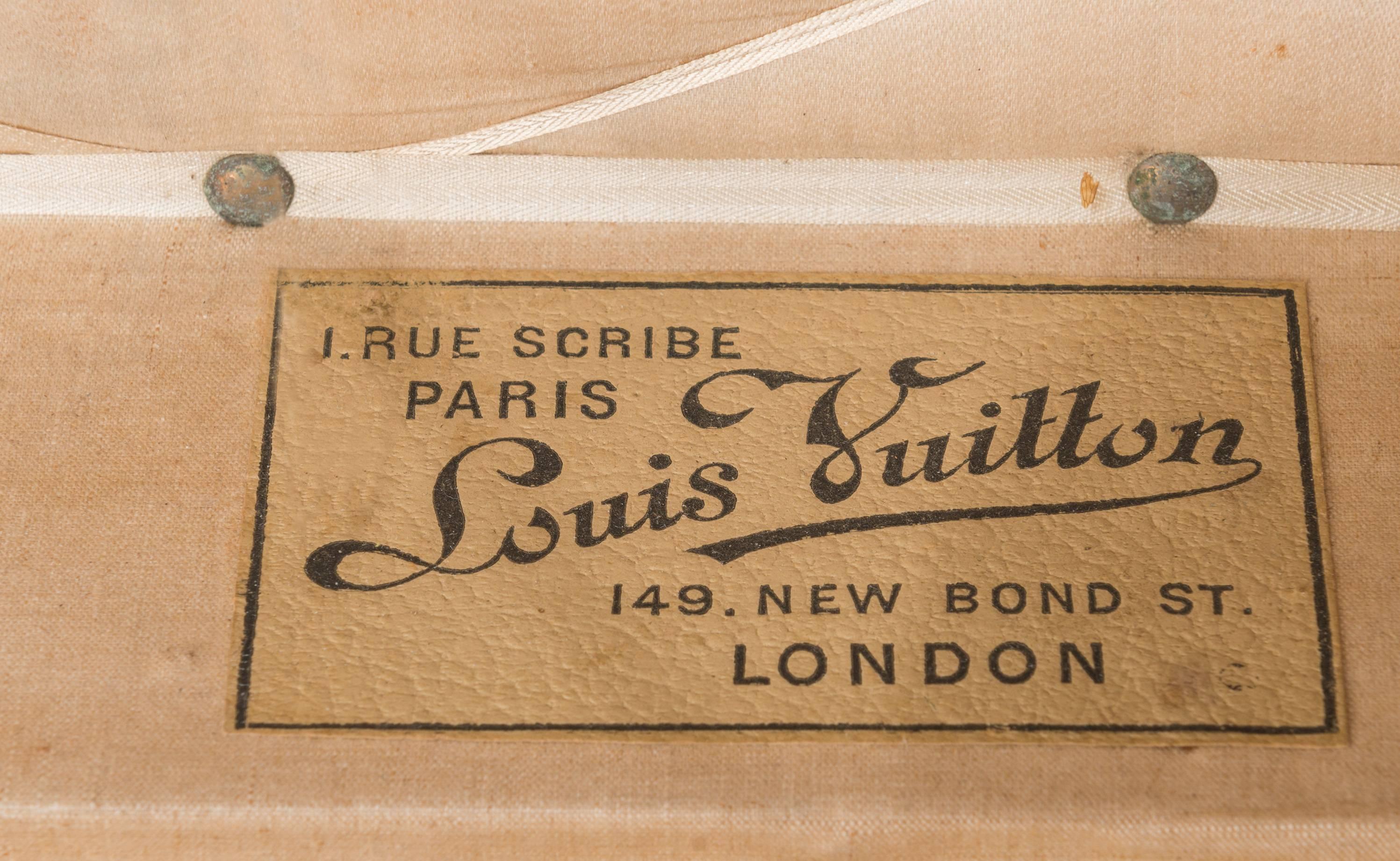 Vintage Louis Vuitton Flat Steamer Trunk 2