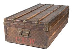 Vintage Louis Vuitton Flat Steamer Trunk