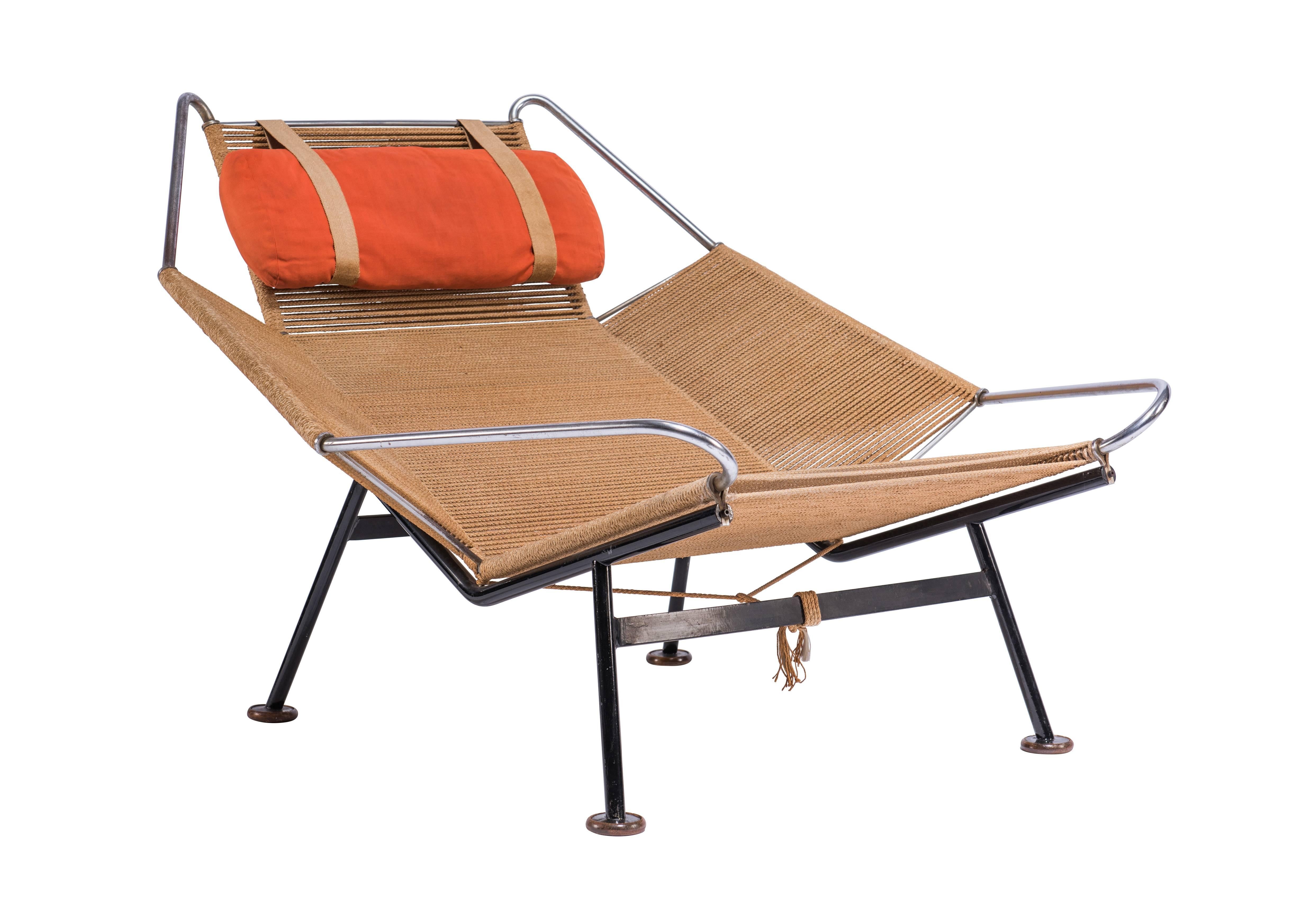 Flag Halyard Chair by Hans Wegner for GETAMA In Excellent Condition In Pawtucket, RI