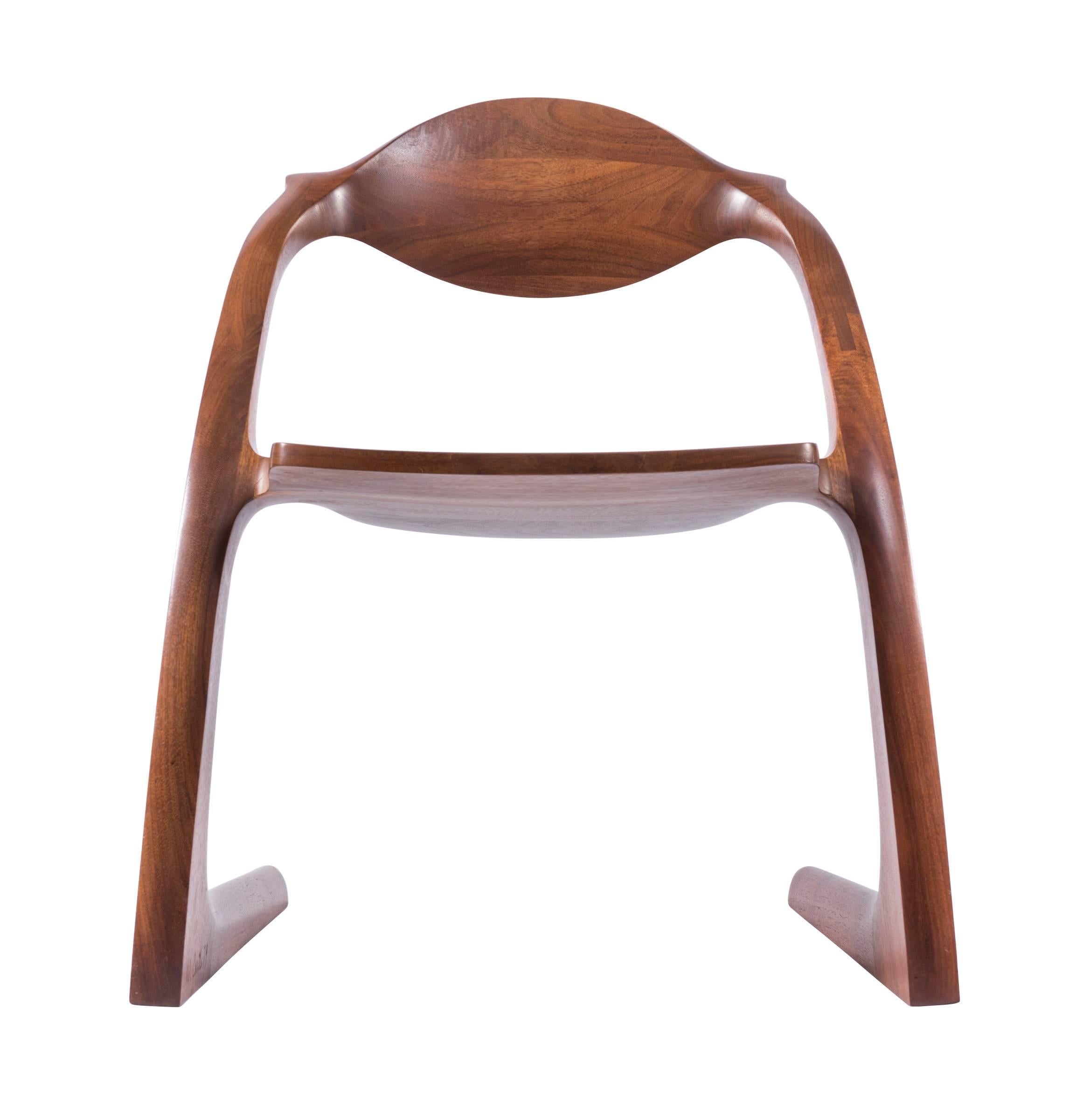American Wendell Castle Zephyr Chair, 1979