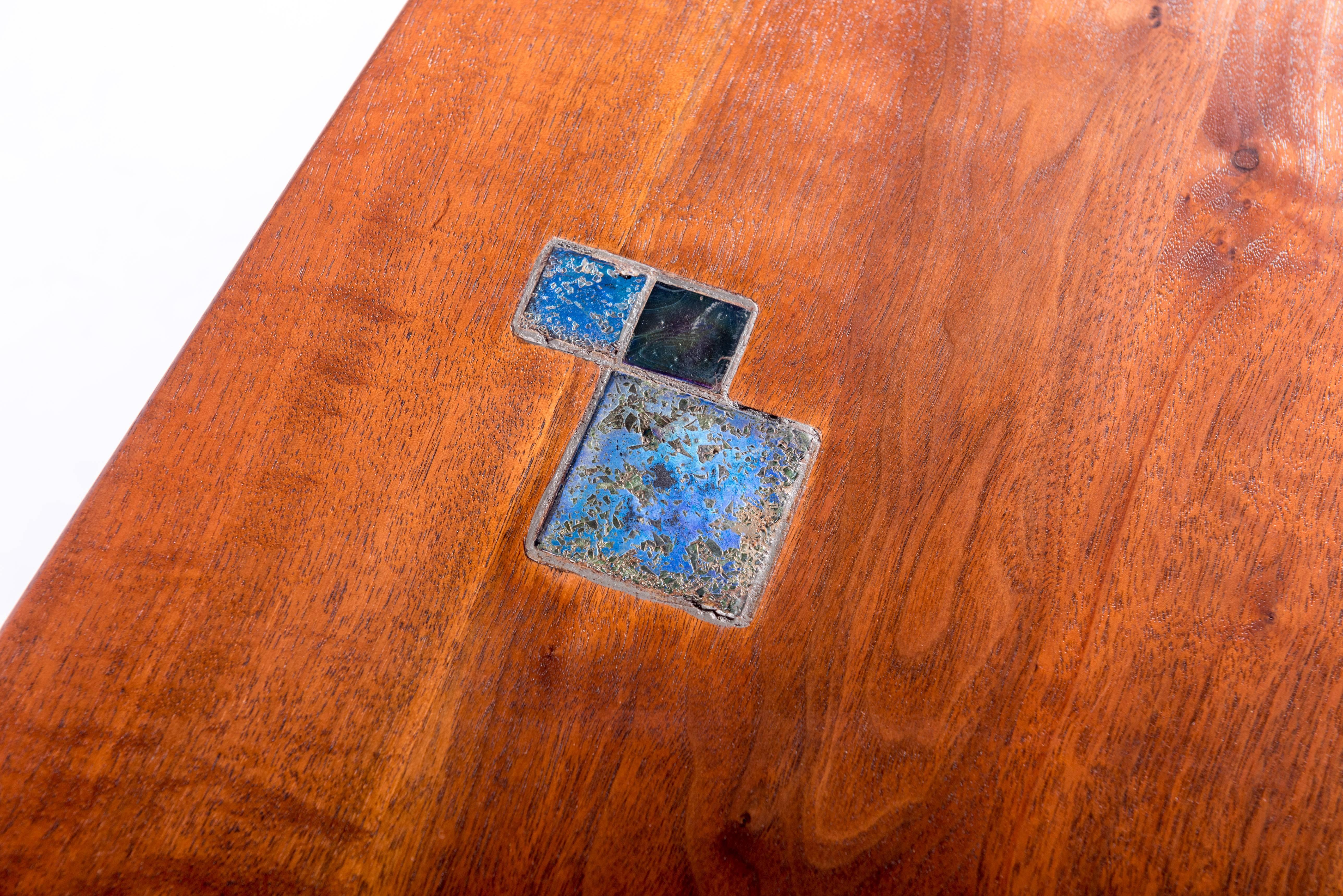 Dunbar Coffee Table with Tiffany Tiles by Edward Wormley 2