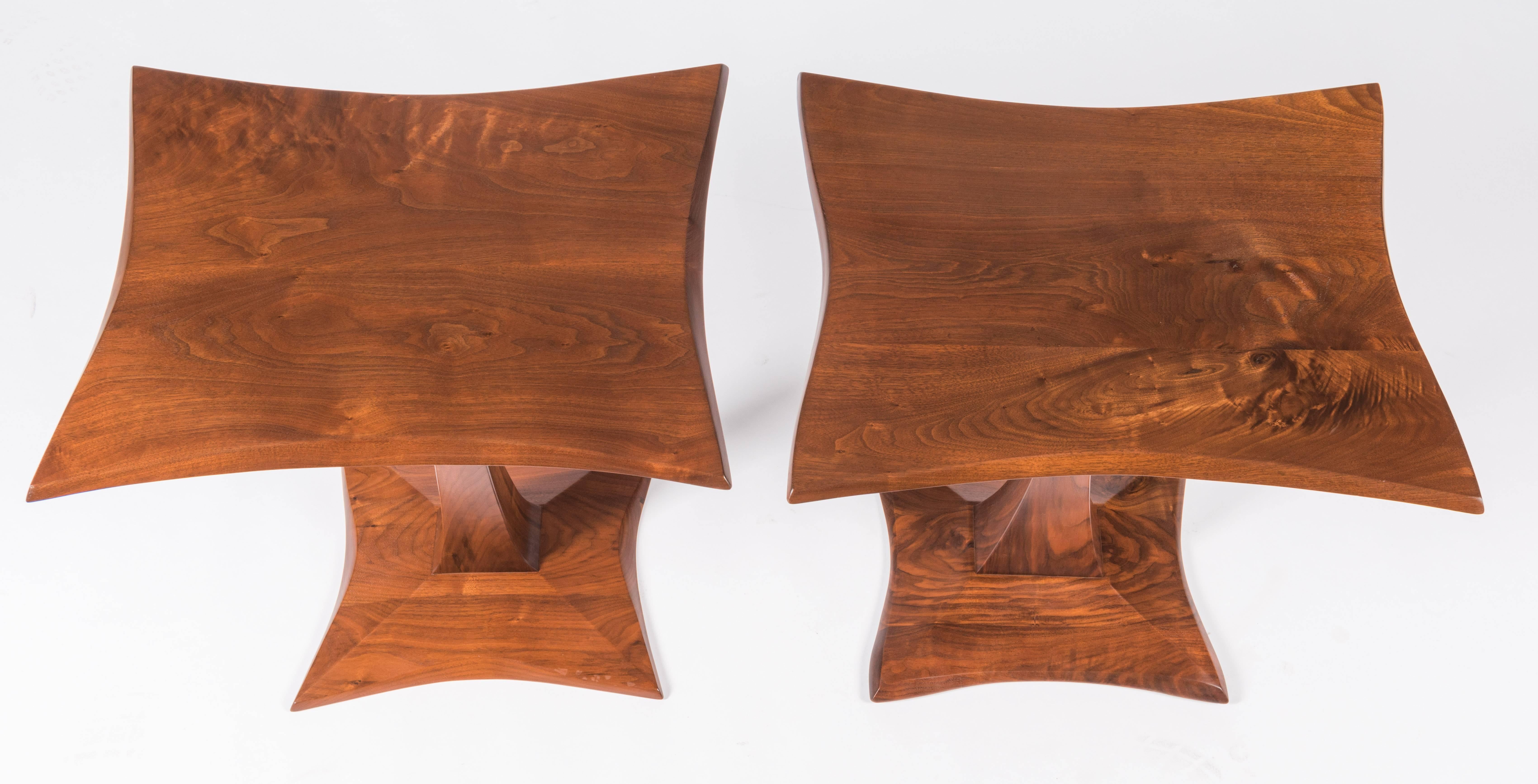 American Pair of Side Tables by Robert Whitley