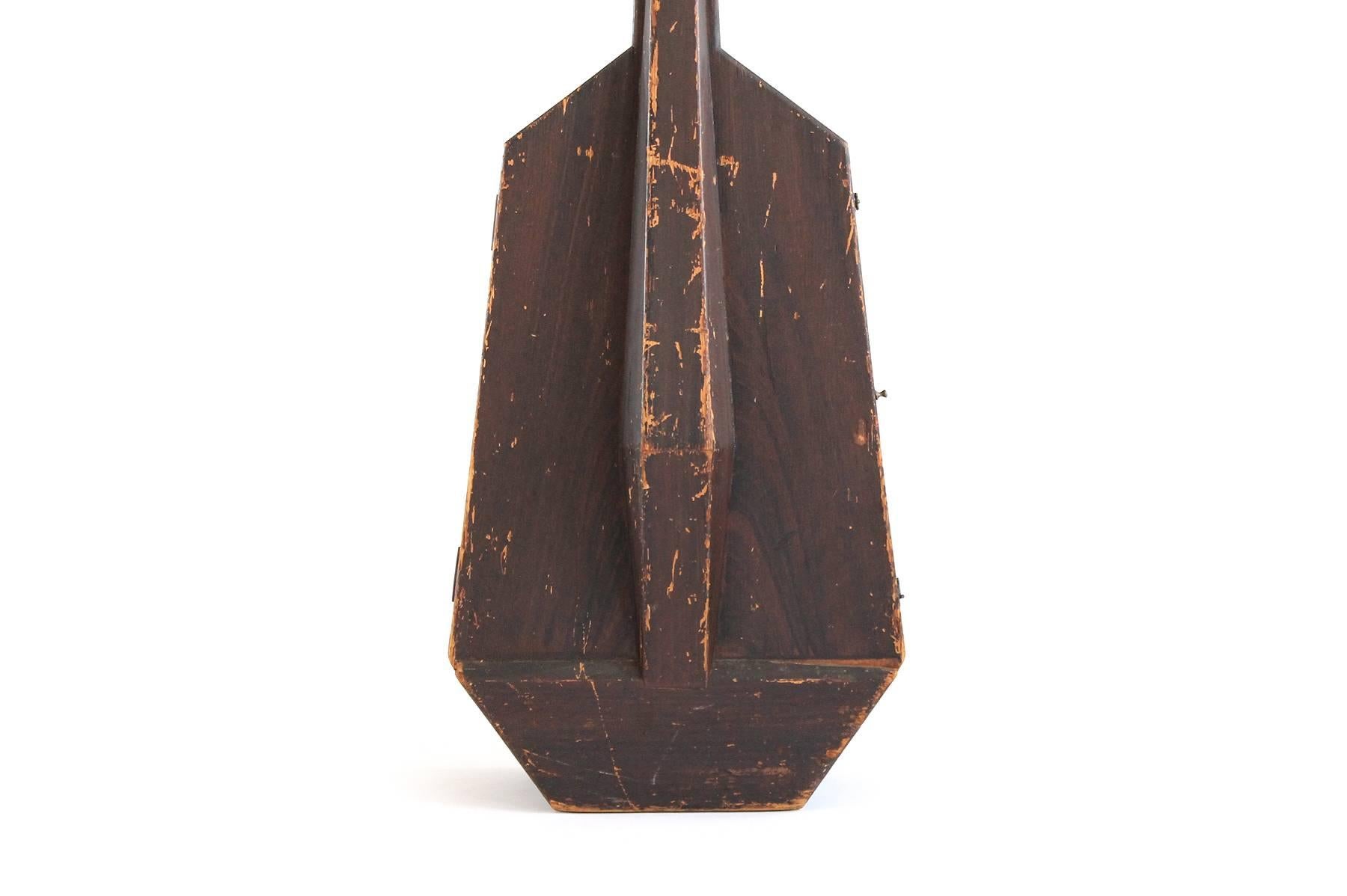 Modernist Cello Koffer aus Holz im Zustand „Gut“ im Angebot in Pawtucket, RI
