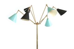 Attributed to Stilnovo 1960s Italian Floor Lamp