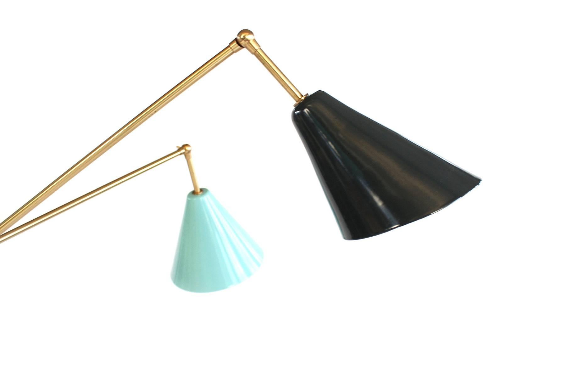 Attributed to Stilnovo 1960s Italian Floor Lamp For Sale at 1stDibs