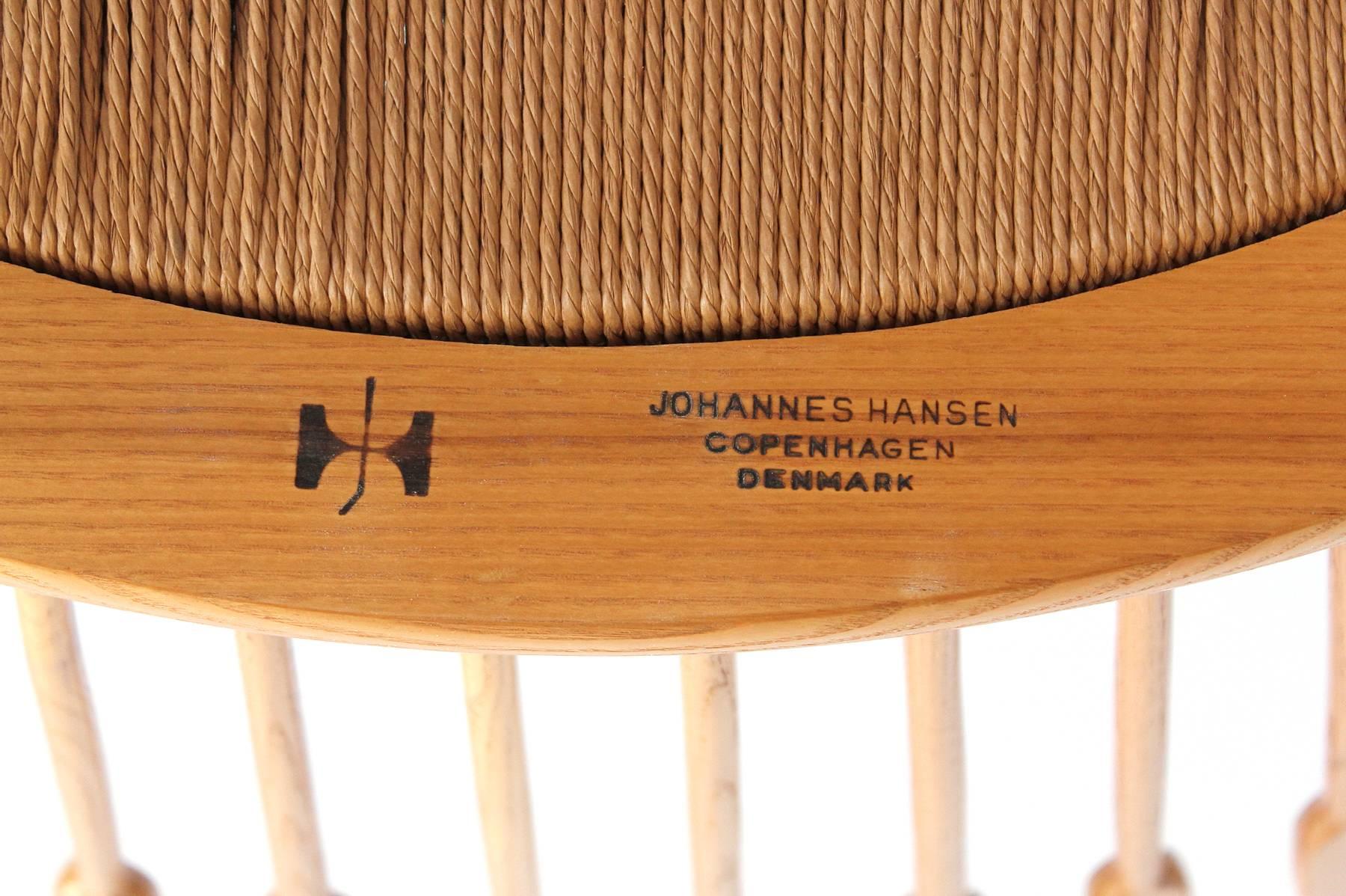 Pair of Hans Wegner Peacock Chairs for Johannes Hansen  4
