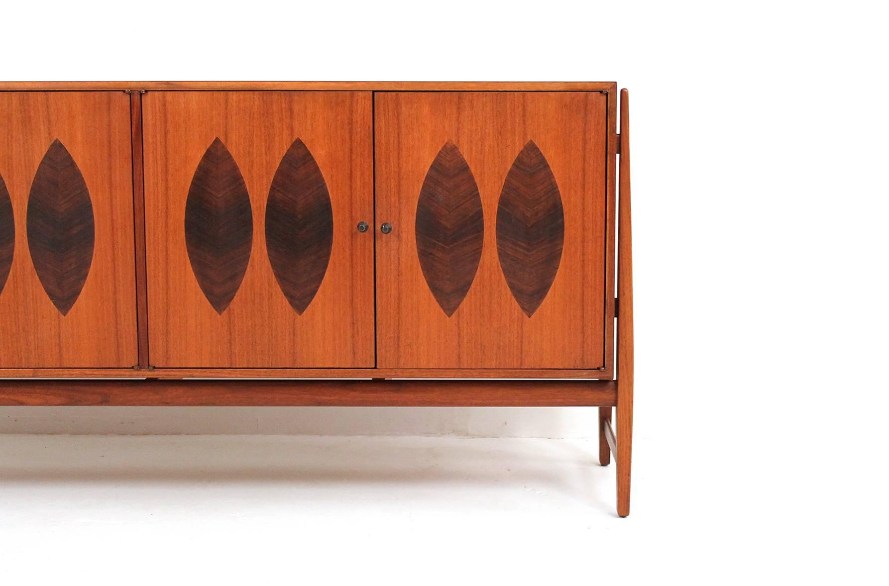 American Walnut and Rosewood Cabinet by Kipp Stewart for Calvin