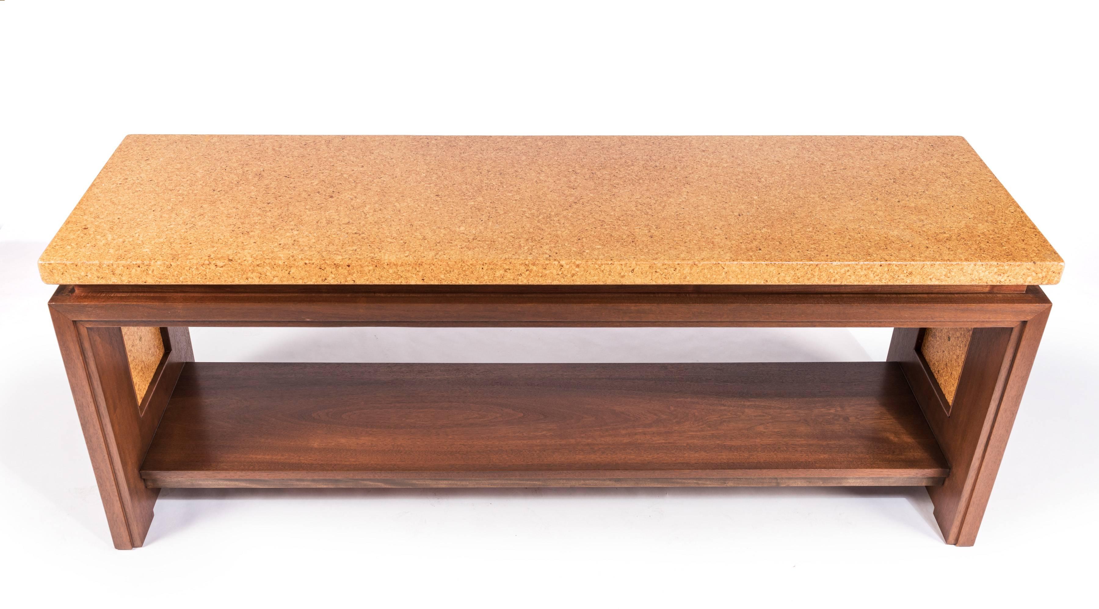 Mahogany Rare Paul Frankl Console Table