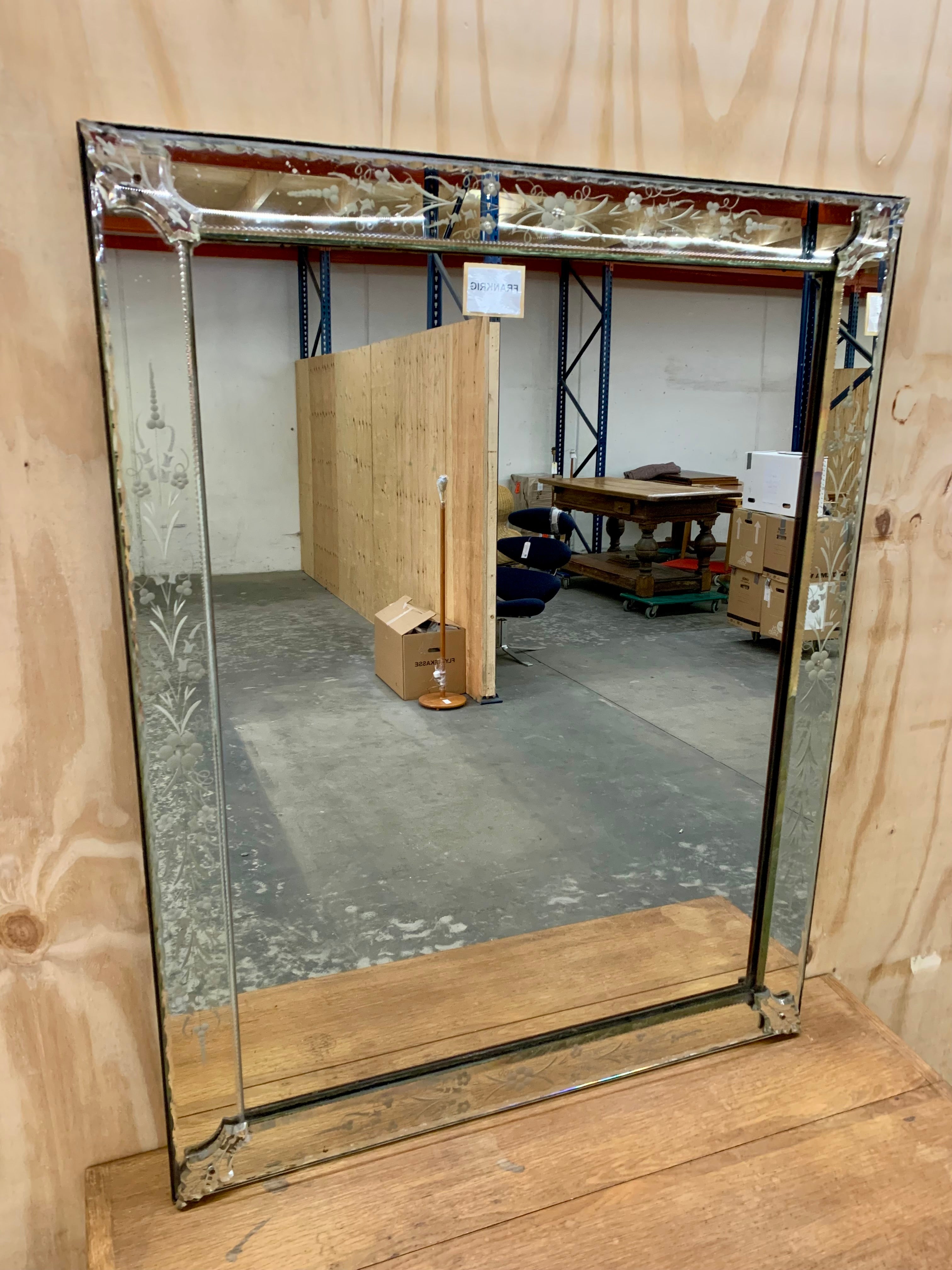 Antique Venetian Mirror For Sale