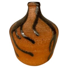 Ceramic Vase with Running Glaze, by Danish Ceramicist Gertrud Vasegaard