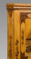 George I White-Japanned Hanging Corner Cupboard