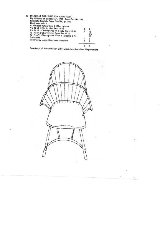 Gillows A Late 18th Century Ash Windsor Chair Possibly For The American Market