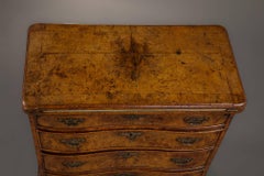 Fine and Rare Burr Walnut Bachelors Chest