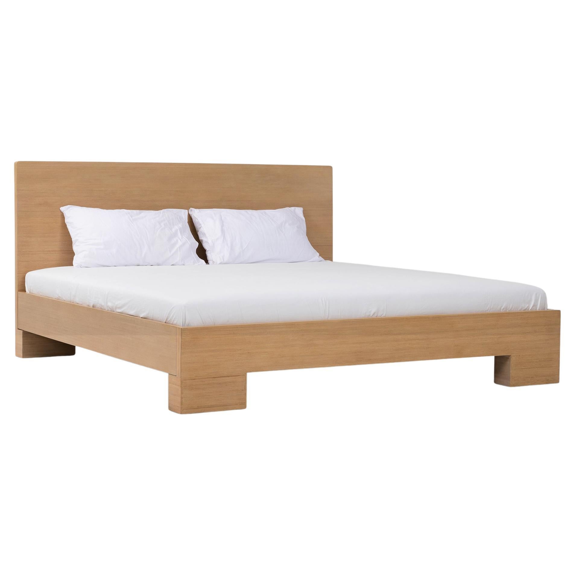 Fen Queen-Bett, minimalistisches Bambusbett im Angebot