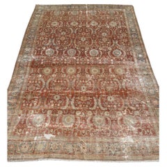 1920s Palace size Rust Persian Sultanabad Rug 12x18