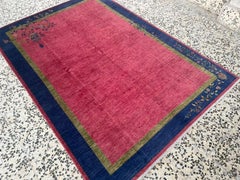 Modern Art Deco Nichols   Botanical Rug 6x9