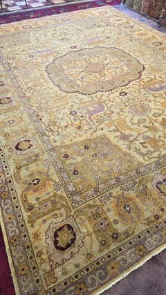 Masterpiece Agra Lavender Rug Circa 1900s