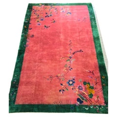 Early 20th Century Chinese Nichols Art deco rug