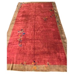 Early 20th Century Chinese Nichols Art deco rug
