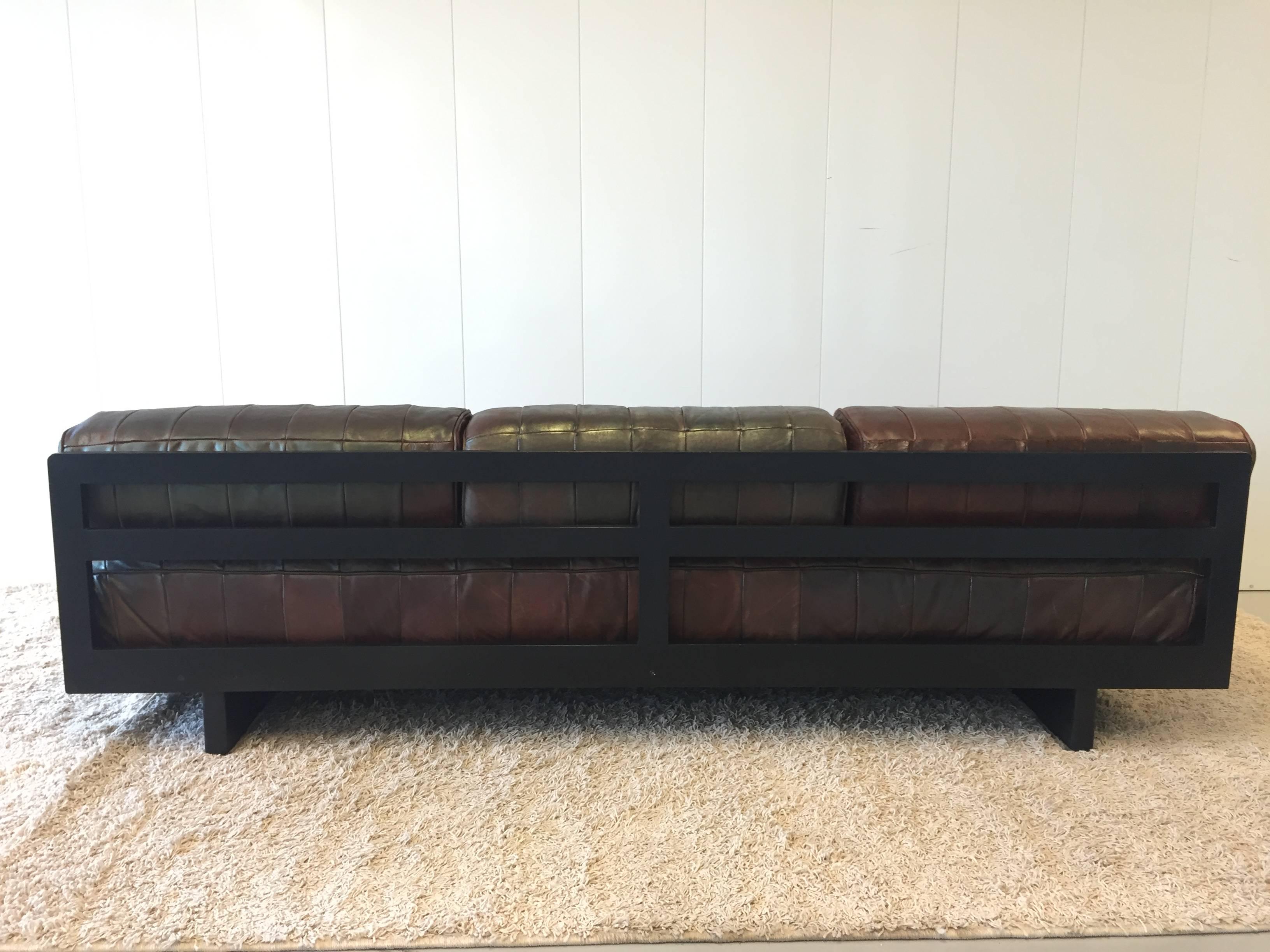 Swiss Pair of De Sede Ds-80 Daybed Leather Sofas