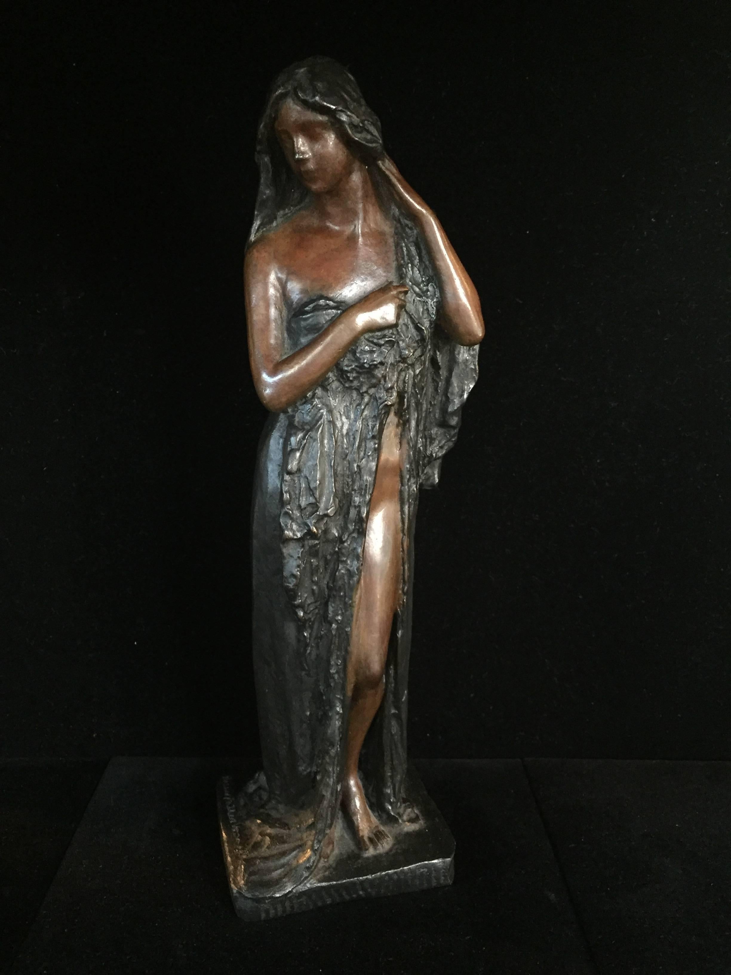 Statue en bronze Art Nouveau 