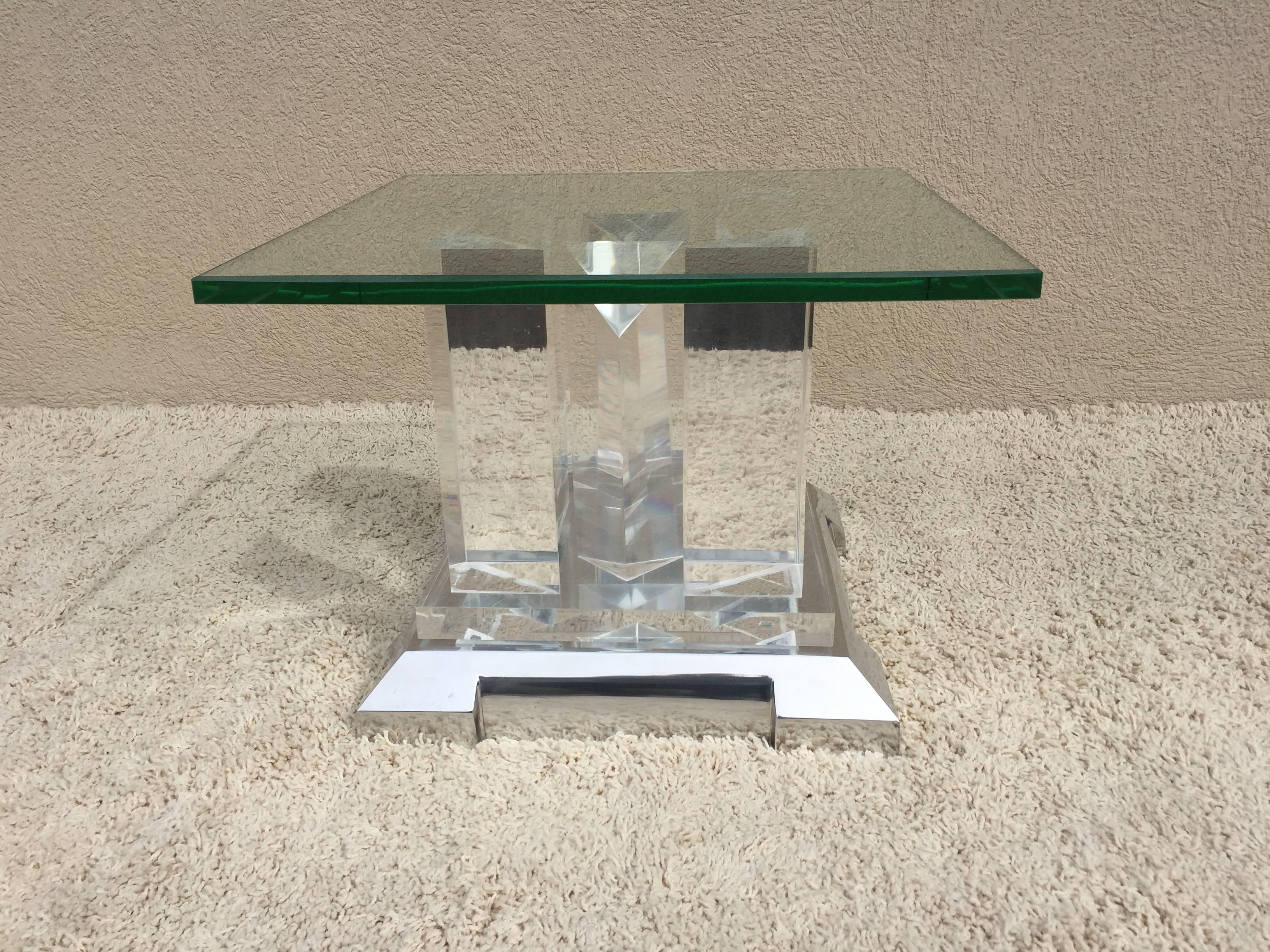 Mid-Century Modern Jeffrey Bigelow Rare Towers  Sidetable