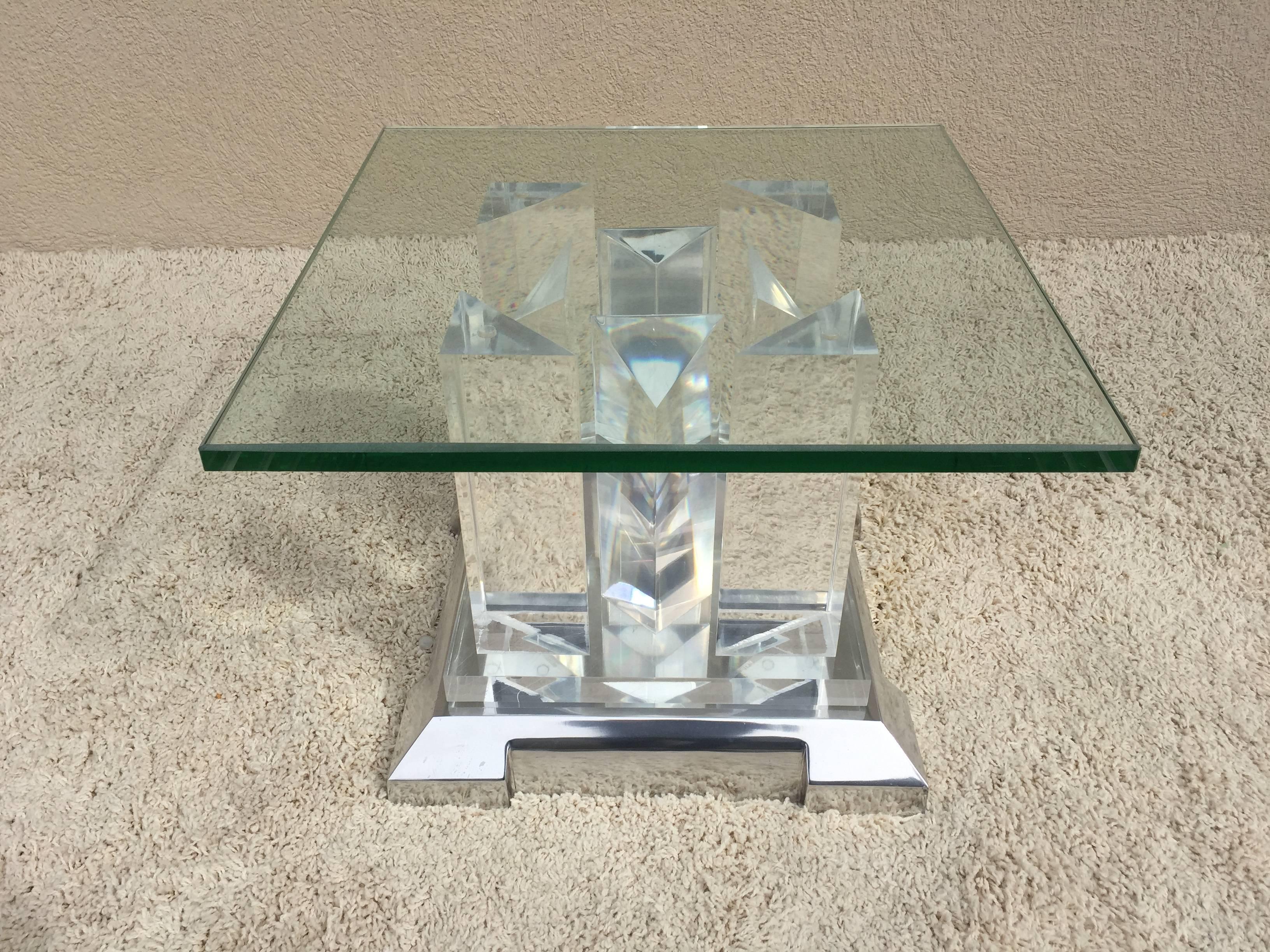 20th Century Jeffrey Bigelow Rare Towers  Sidetable