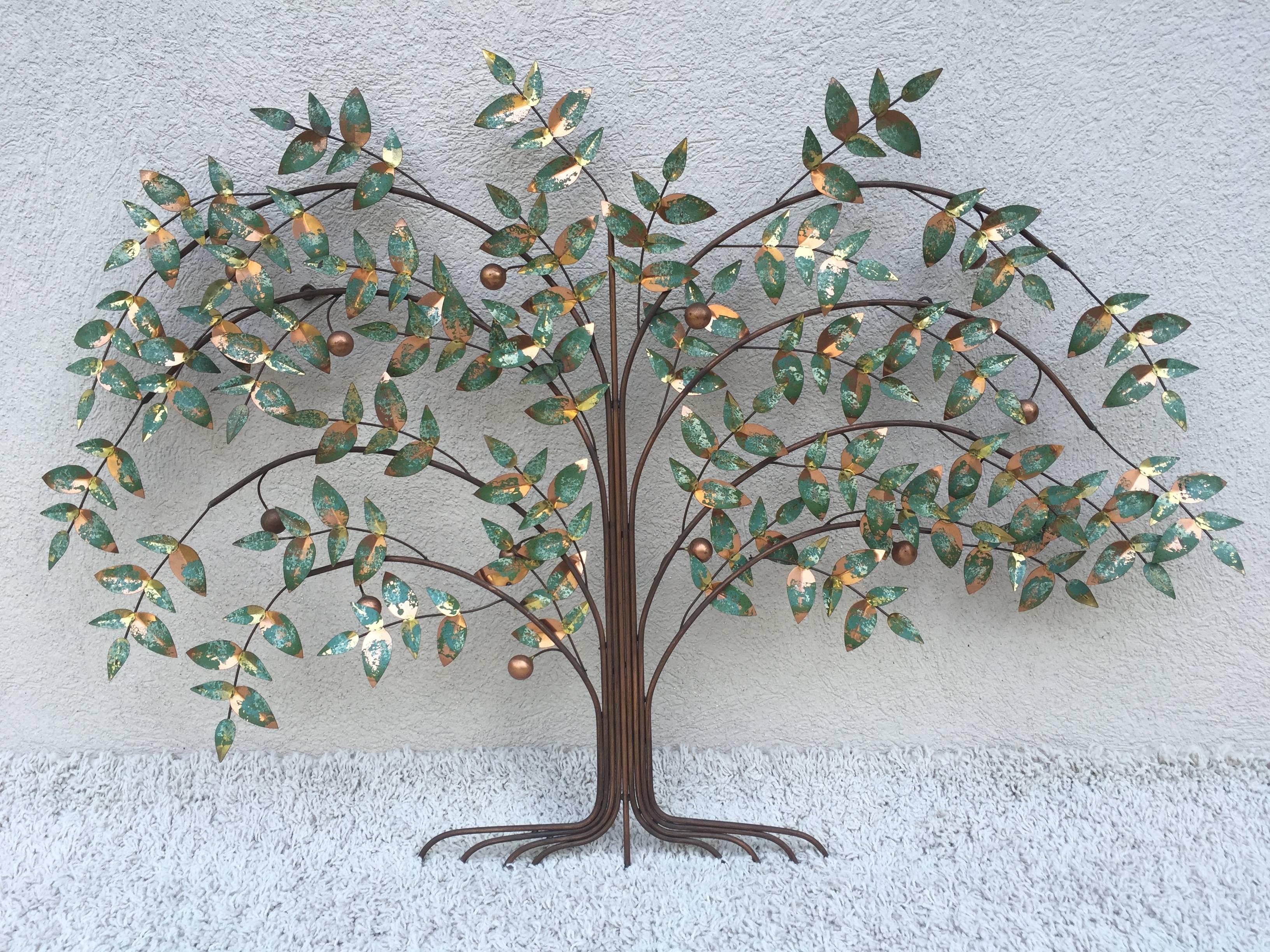 American Curtis Jere Tree of Life Wall Sculpture