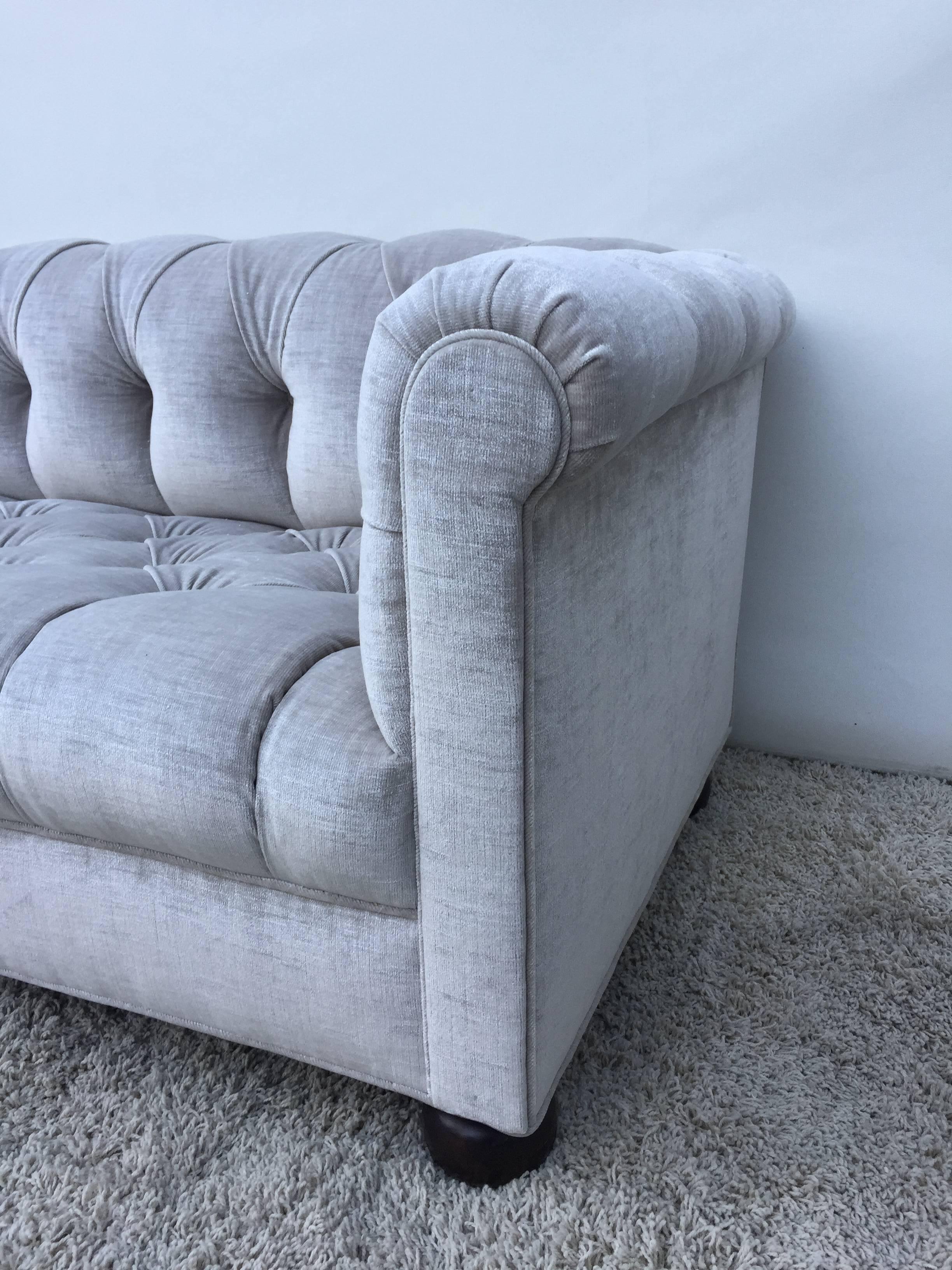 20th Century Chesterfield Custom Sofa  Sally Sirkin Lewis  For Sale