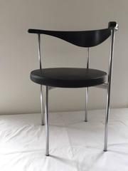 Fritz Hansen/Hans Wegner Frederick Sieck Designed Set of Six Dining/Office Chair
