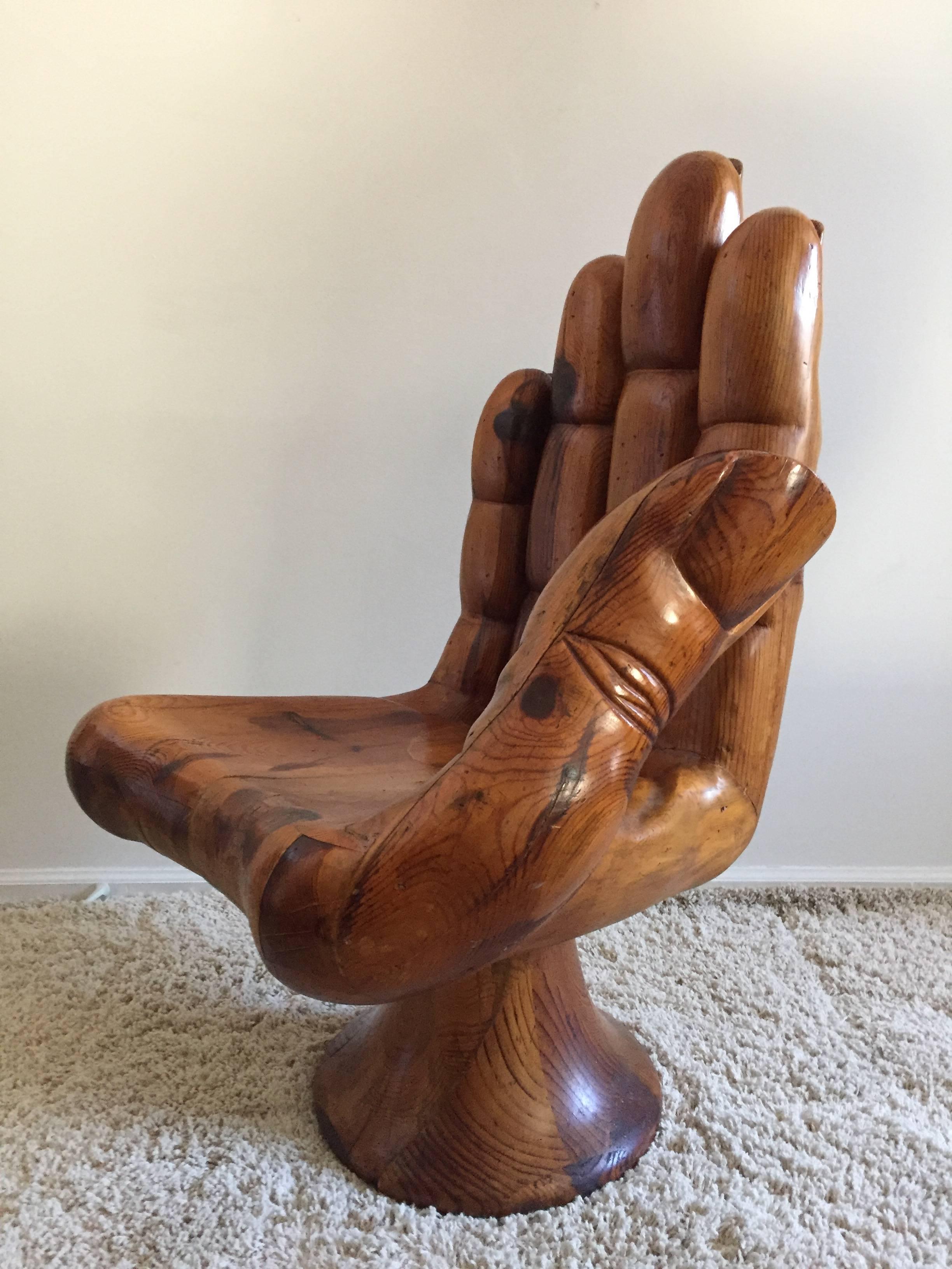 leather hand chair