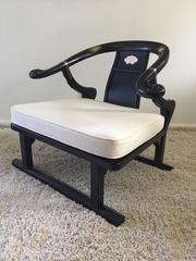 Pair of Michael Taylor East West Early Club Chairs