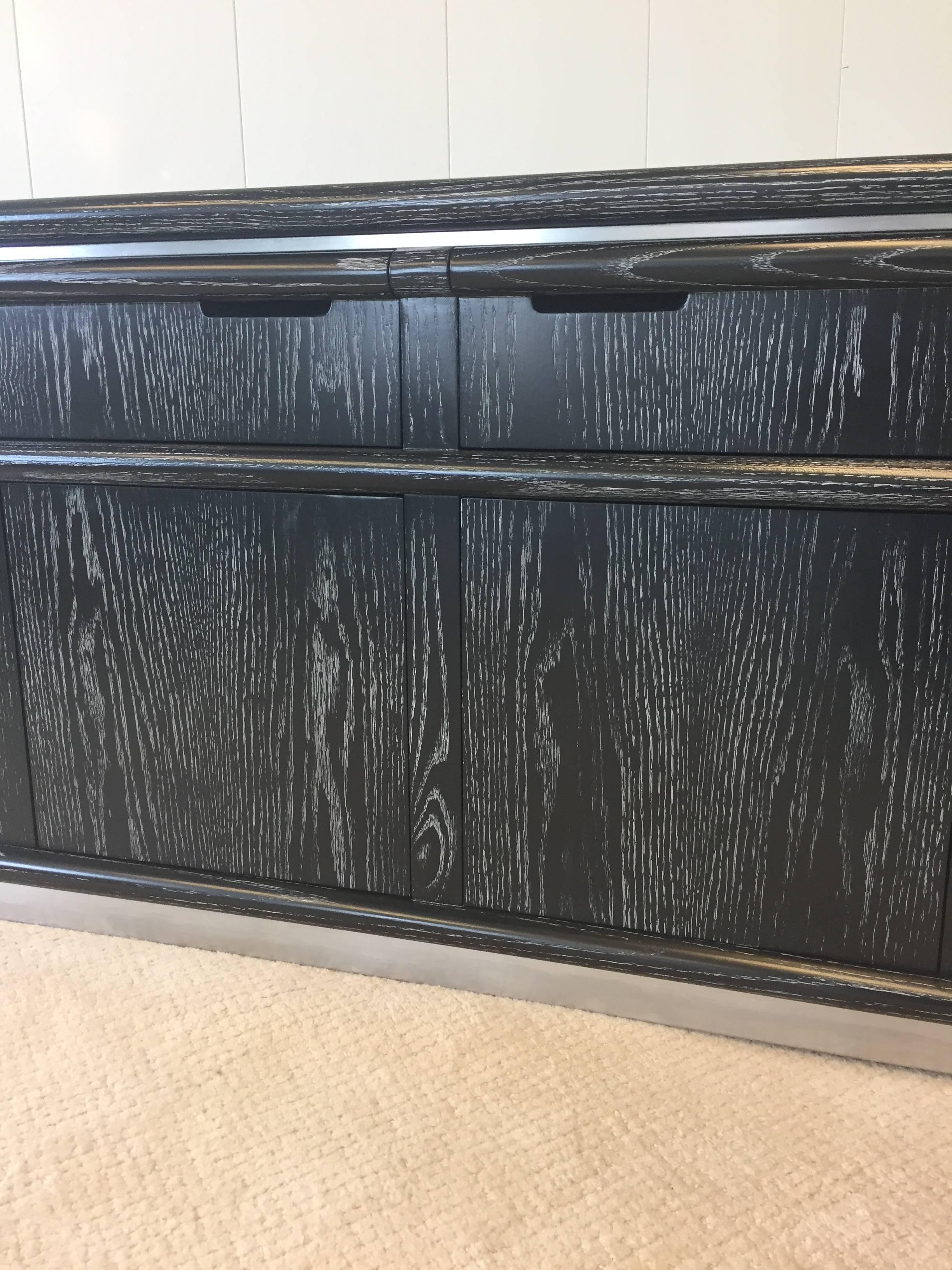 Brushed Jay Spectre Eclipse Cerused Sideboard