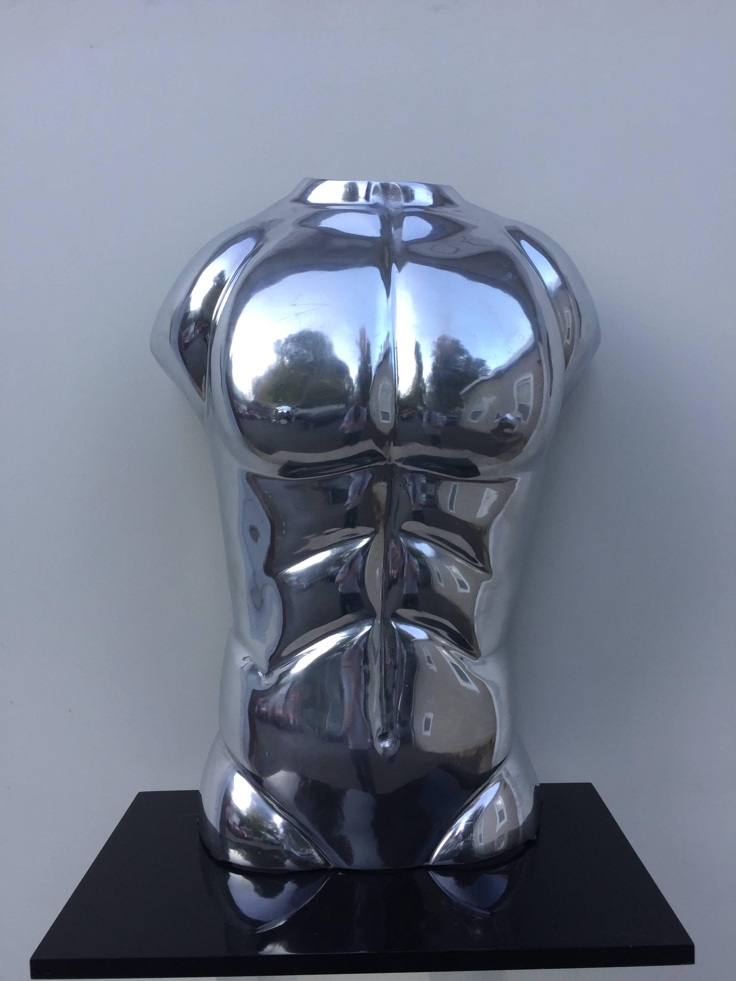 American Arthur Court Aluminum Torso Bust For Sale