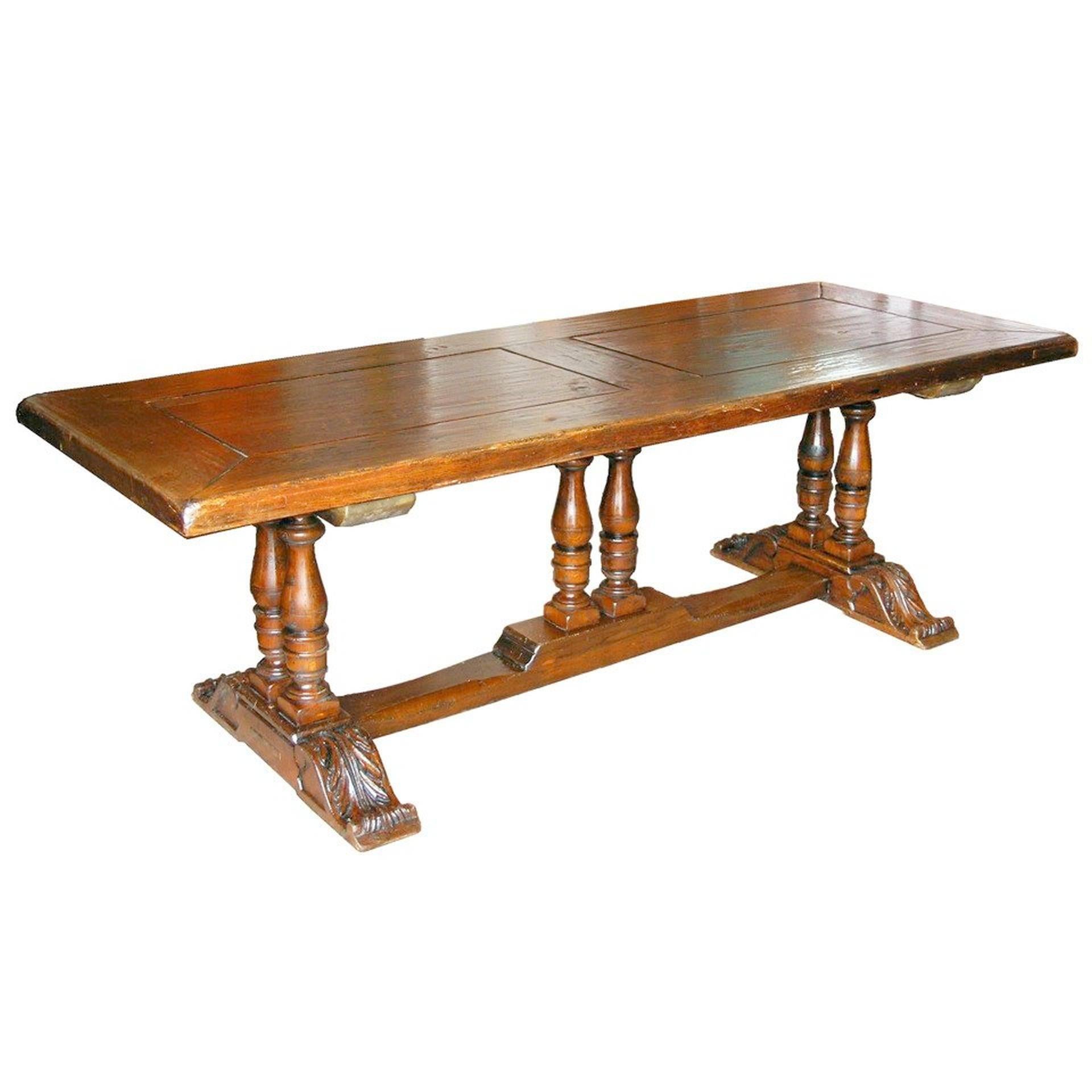  Refectory Farm Table , 19th Century  For Sale