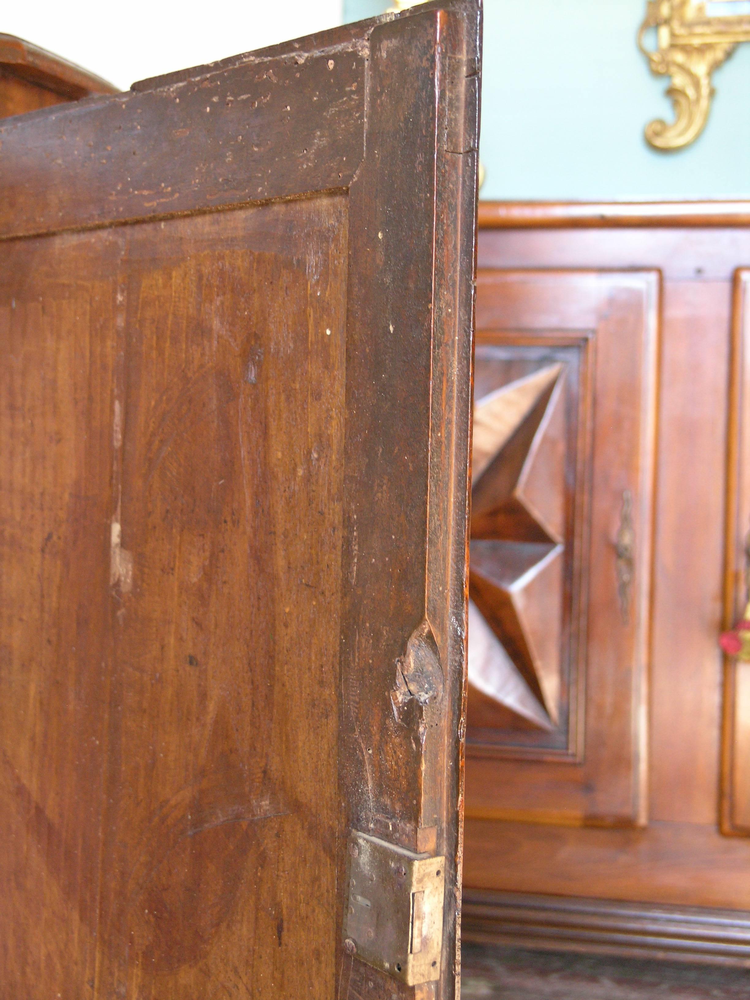 Italian Tuscan Walnut Cupboard