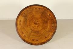 Italian Marquetry Inlaid Center Table 19th C.