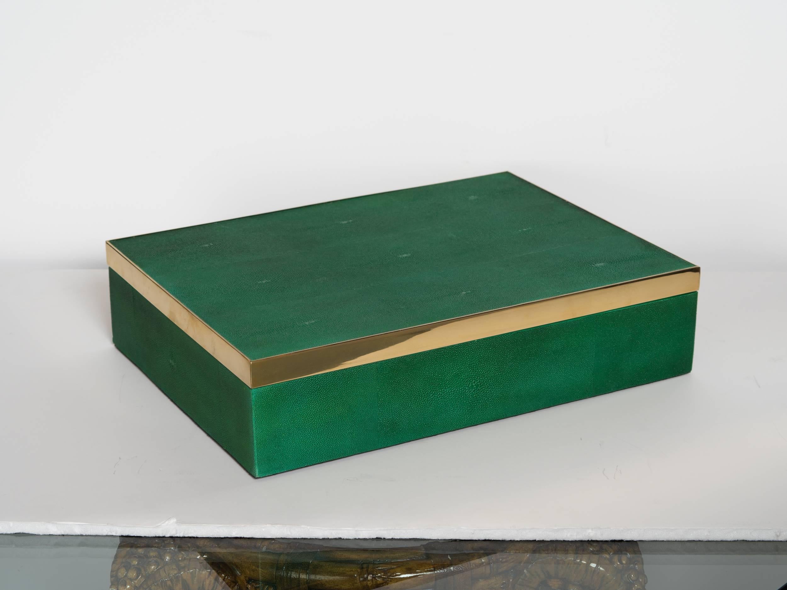 emerald green box