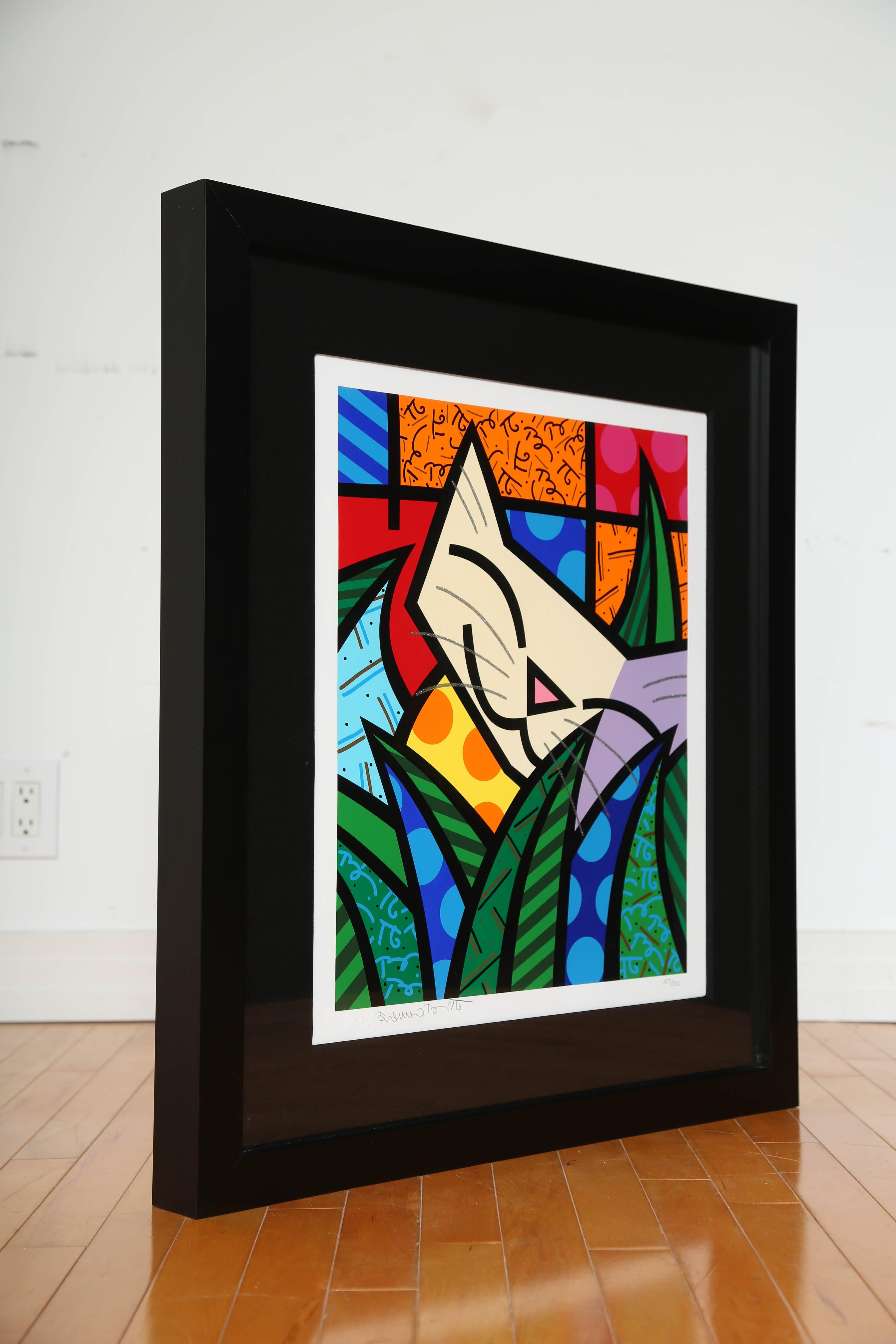 Limited edition Pop Art silkscreen print by Romero Britto. Sold out edition titled 