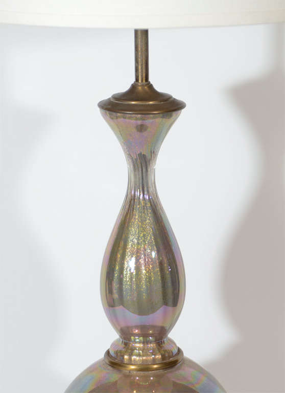 Mid-20th Century Mid-Century Modern Murano Long Neck Baluster Lamp by Marbro