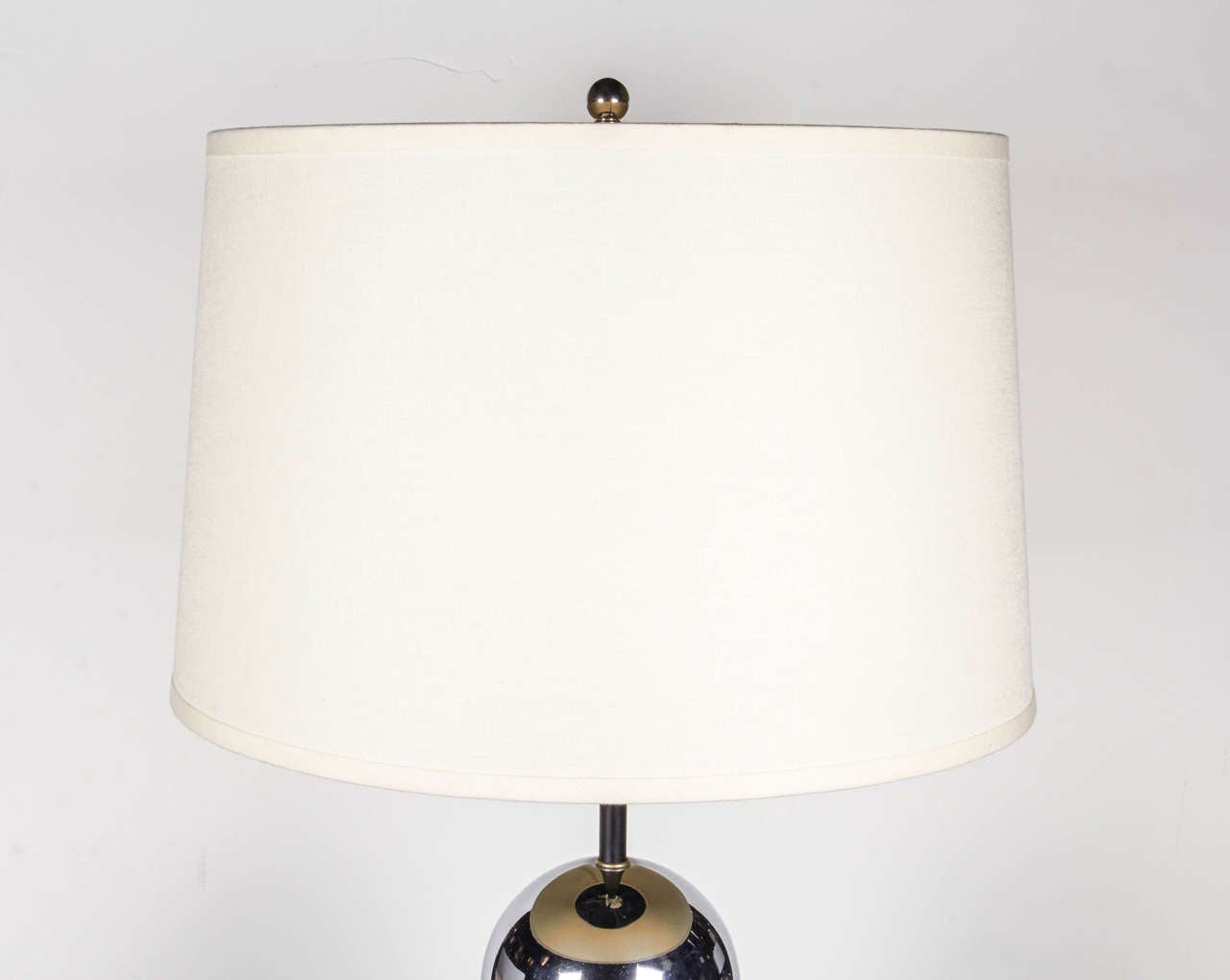 Mid-20th Century Mid-Century Modern Chrome Ball Floor Lamp by George Kovacs