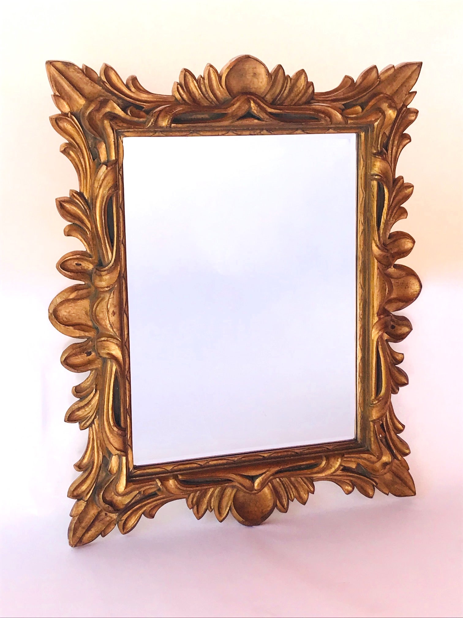 Monumental Baroque Gold Leaf Mirror With Ornate Carved Frame For Monumental Baroque Gold Leaf Mirror With Ornate Carved Frame For At 1stdibs