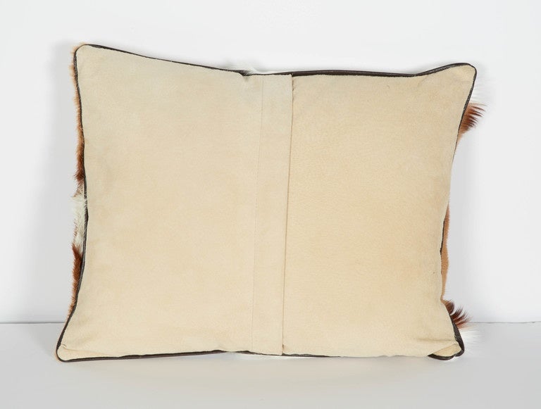 Mid-Century Modern Exotic African Springbok Luxury Throw Pillows