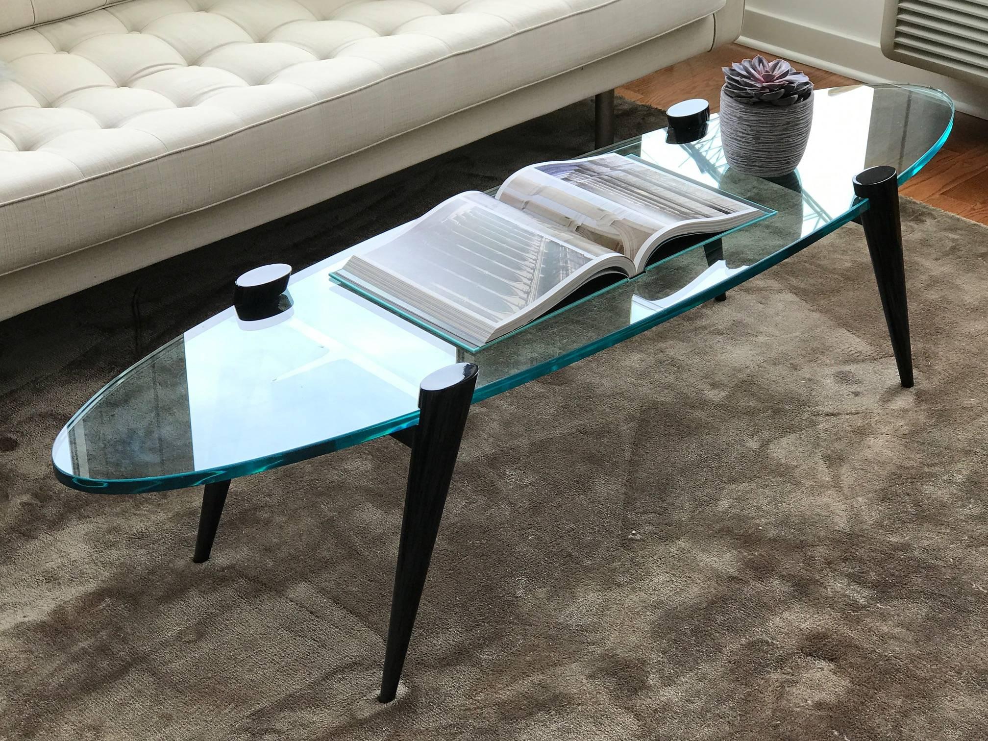 narrow modern coffee table