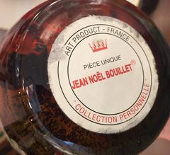 1920s Jean Bouillet French Colorful Glass Vase