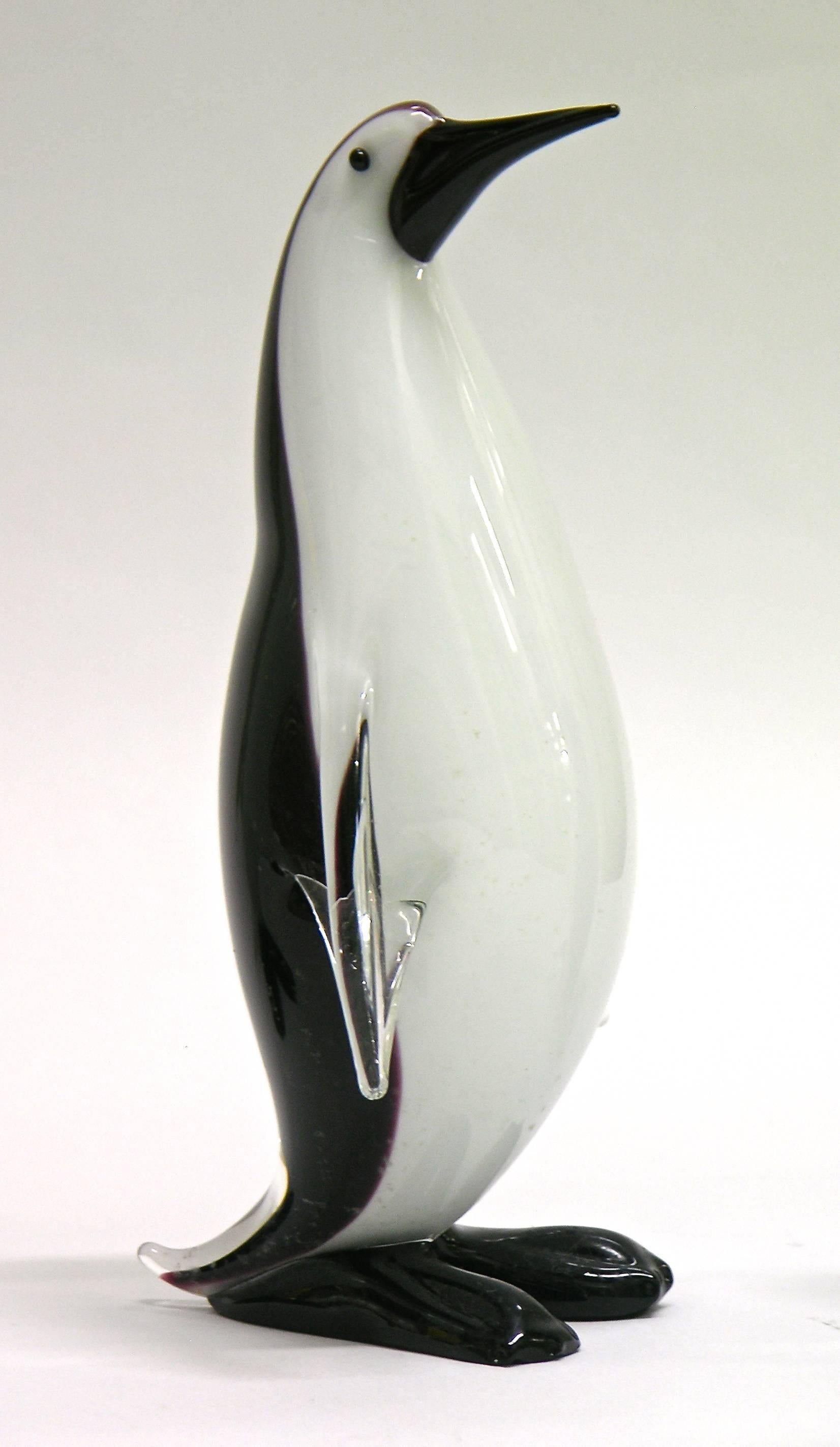Formia 1990 Family of Three Murano Glass Penguins In Excellent Condition In New York, NY